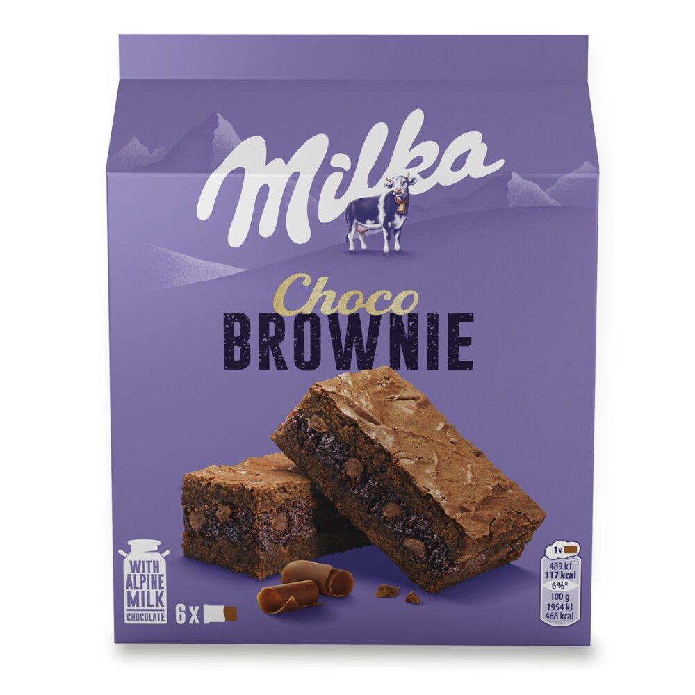 Pečivo čokoládové Milka Choco brownie 150g